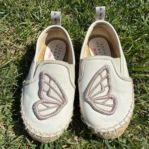 Sophia Webster White toddler butterfly espadrilles